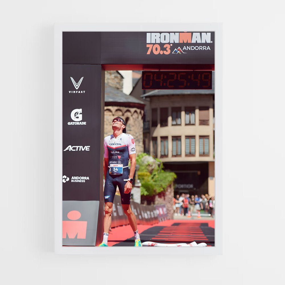 Poster L'Endurance de Frodeno – affiche Athlétisme (vue 3)
